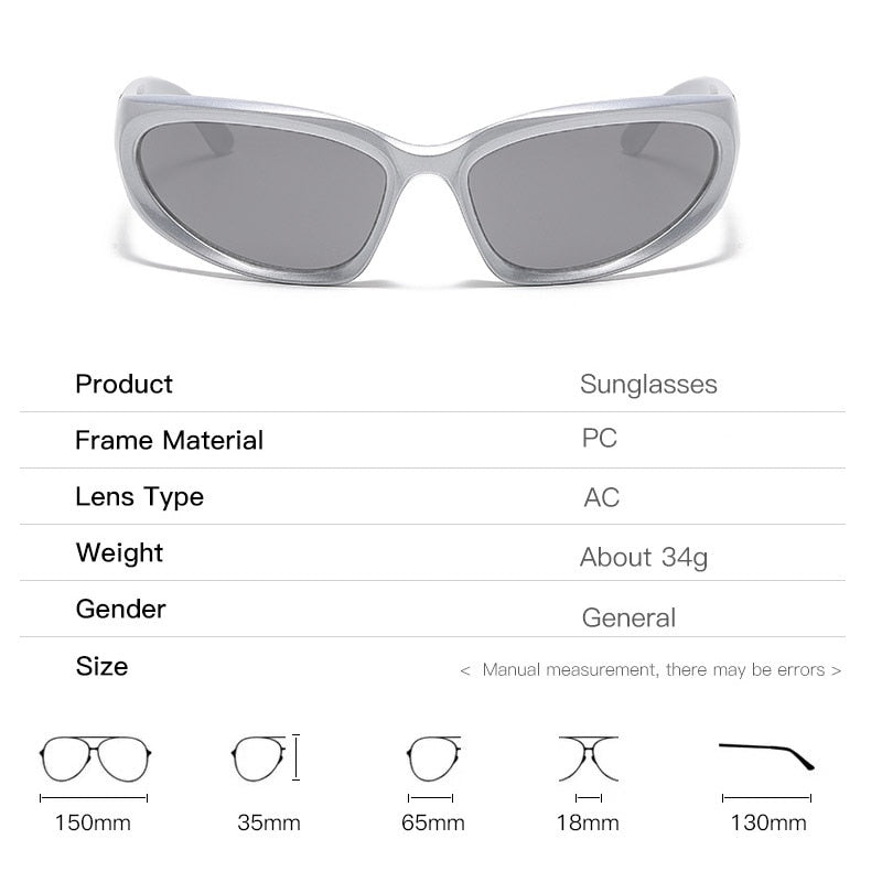 Fashion Steampunk Goggle Sunglasses