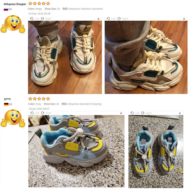 Size 21-36 Baby Toddler Non-slip Shoes