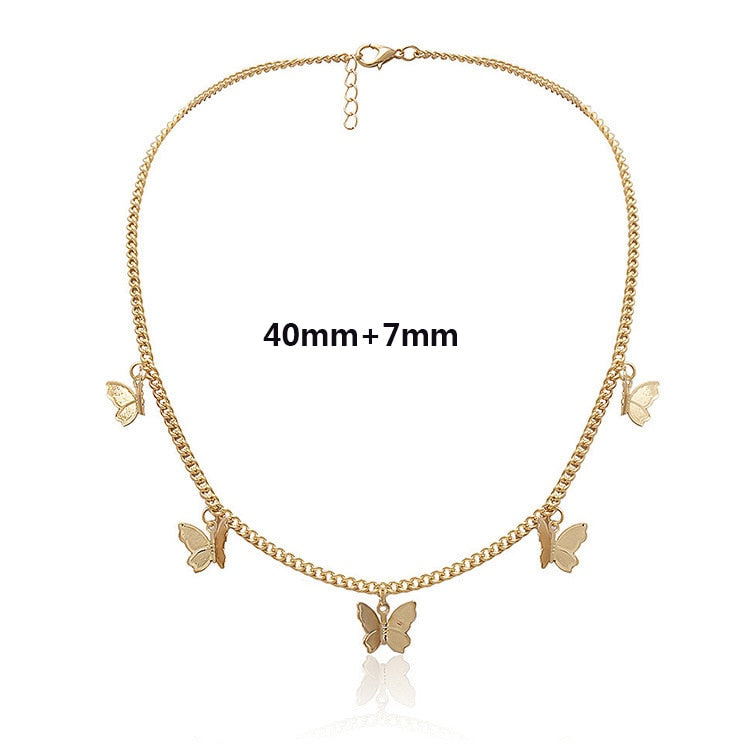 Independent Gothic Metal Hollow Necklace