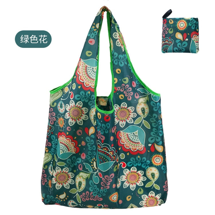 Fashion Printing Foldable Eco-Friendly Large-capacity Shopping Bag