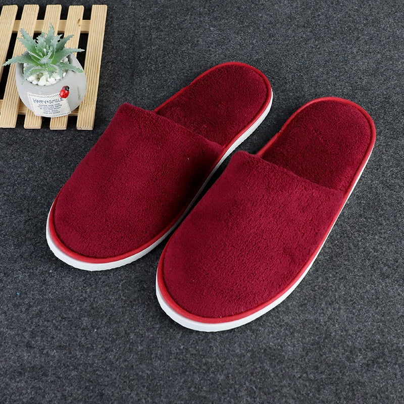 Women Indoor warm furry Home Slipper Flip Flops