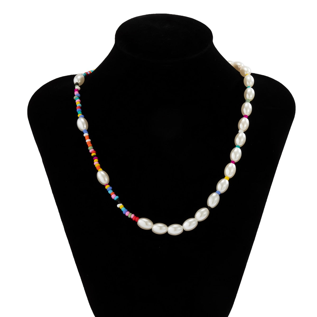 Lucky Number Eight DiceSmall Beads Chain Choker Necklace