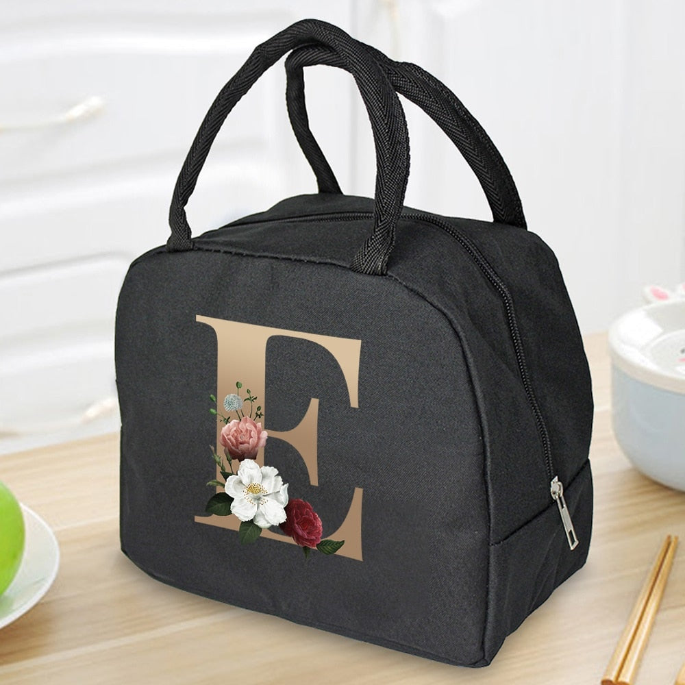 Lunch Bag Cooler Tote Portable Insulated Thermal Canvas Bag Unisex