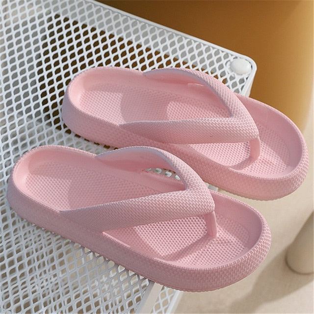 Rimocy Soft Sole Platform Thick Bottom Flip Flops