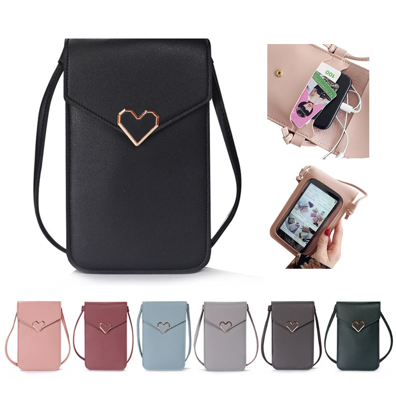 2022 PU Leather Casual Solid Crossbody Bags
