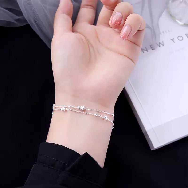 925 sterling silver Beautiful stars Bracelet