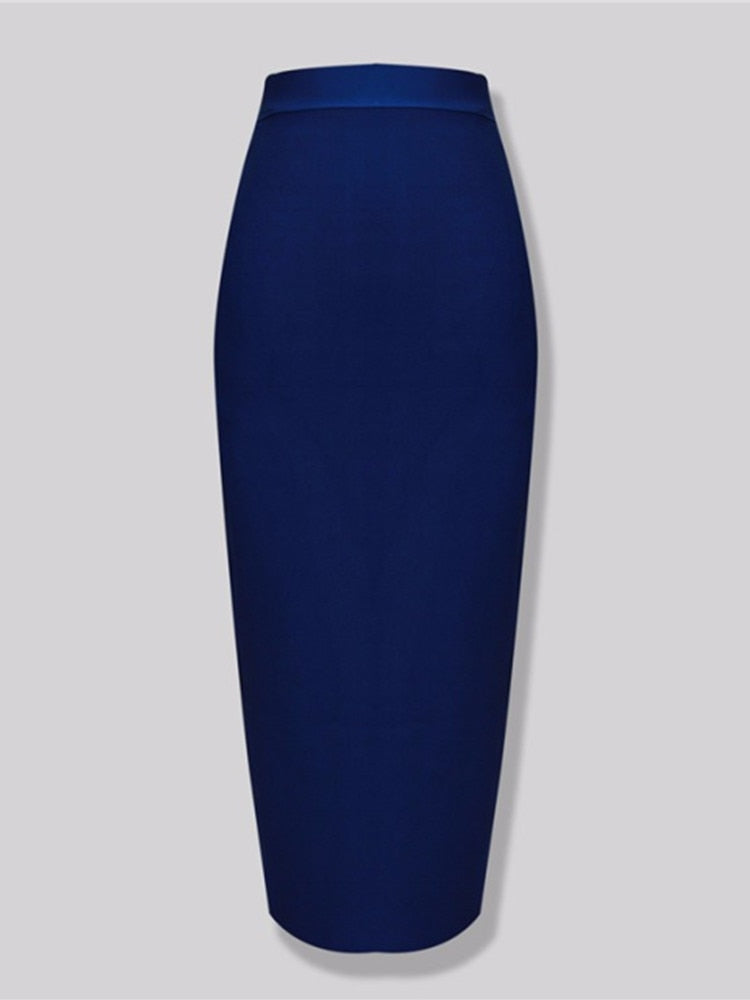 13 Colors Bandage Elastic Elegant Pencil Skirt
