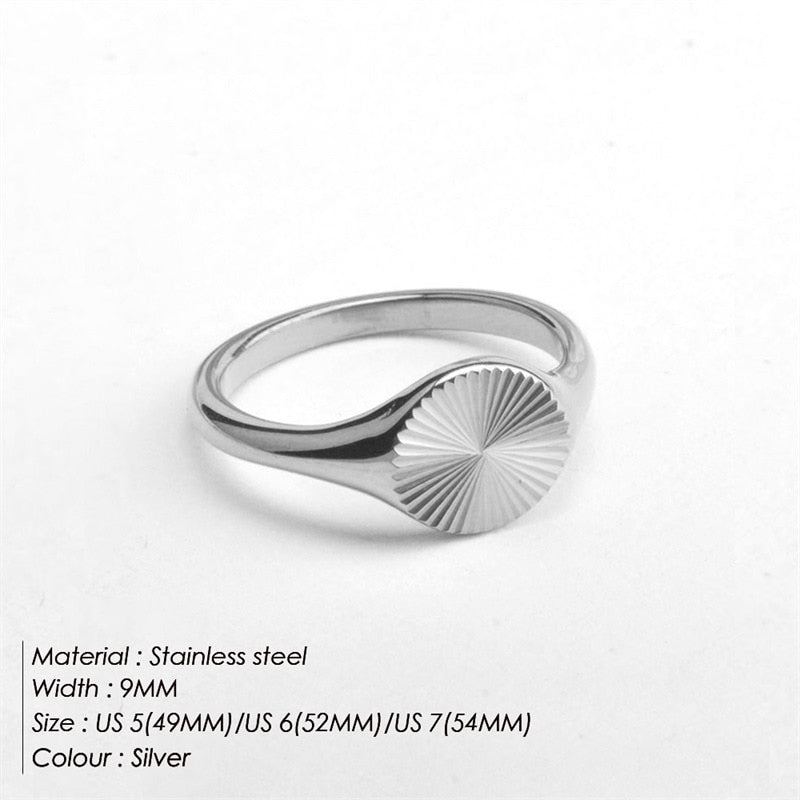 JUJIE 316L Stainless Steel Newest Cross Ring