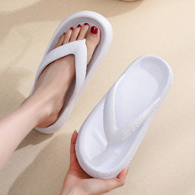 Rimocy Soft Sole Platform Thick Bottom Flip Flops