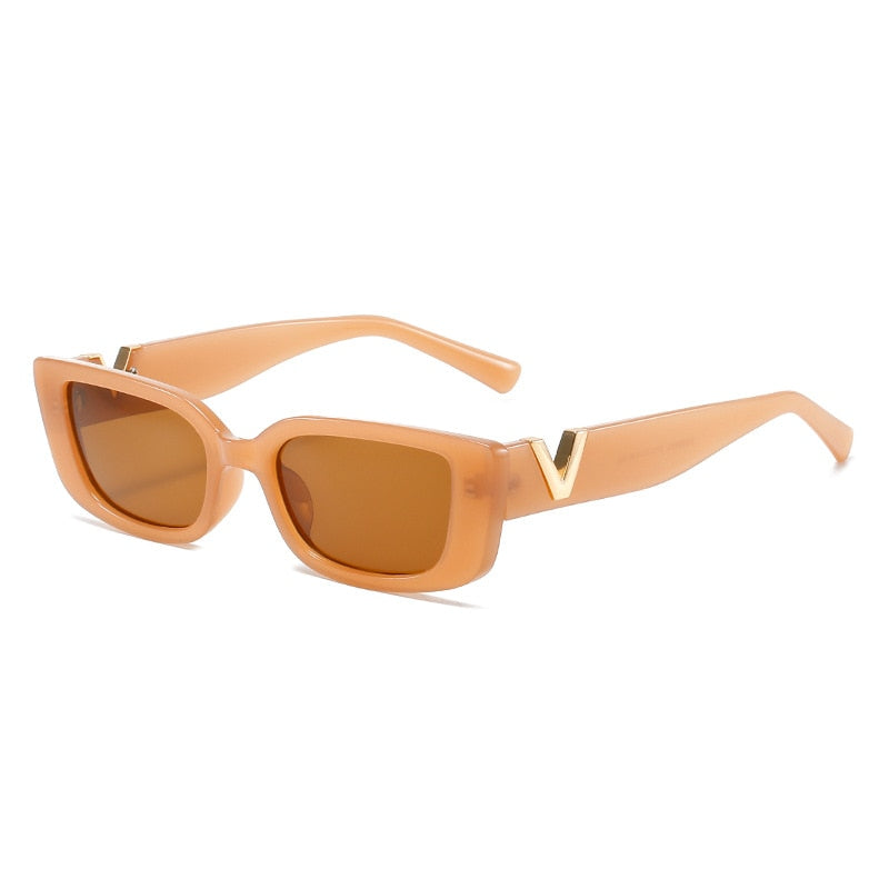 LNFCXI Luxury Retro Small Frame Cat Eye Sunglasses