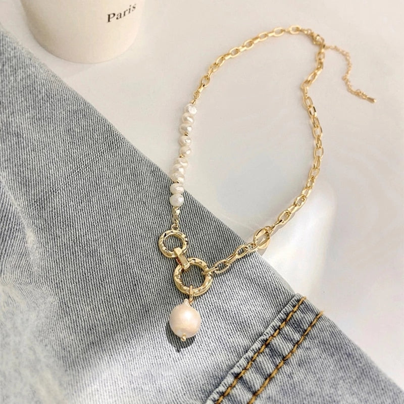 Minar Multiple French Pearl Necklace