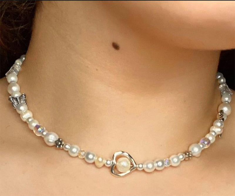 Fairy Pearls Beaded Fairycore Necklace