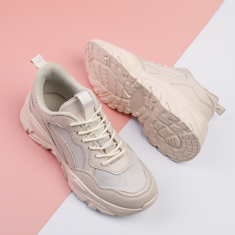 TUINANLE Chunky Sneakers Women Breathable Shoes