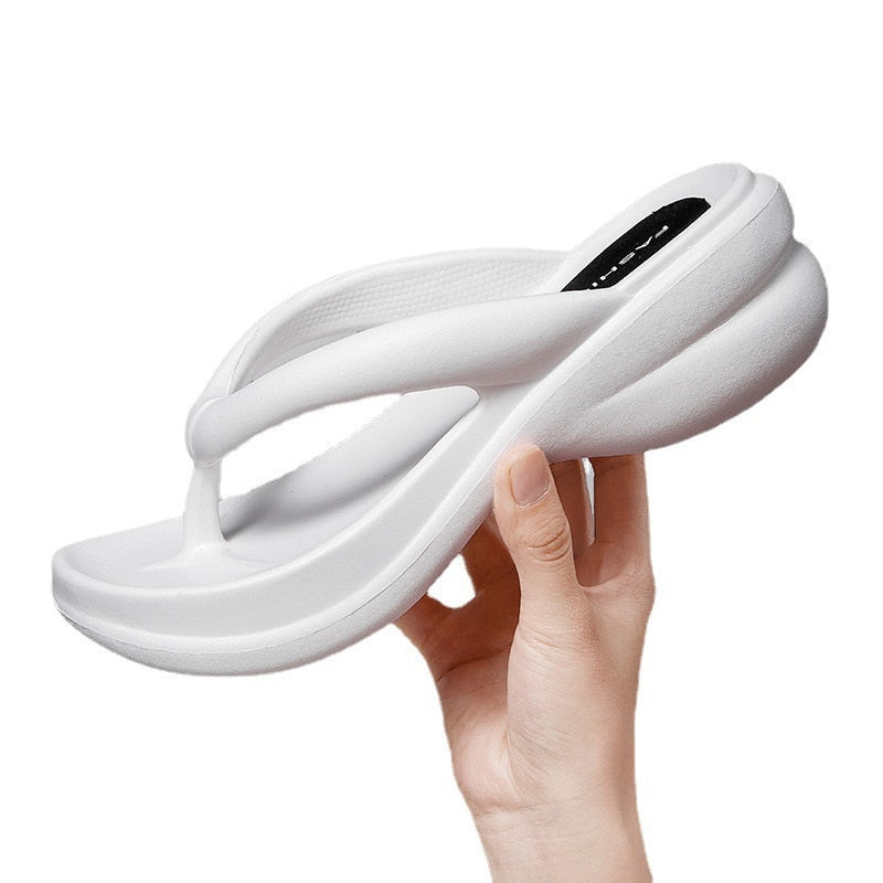 Wedge Heel Thick-bottomed Flip-flops