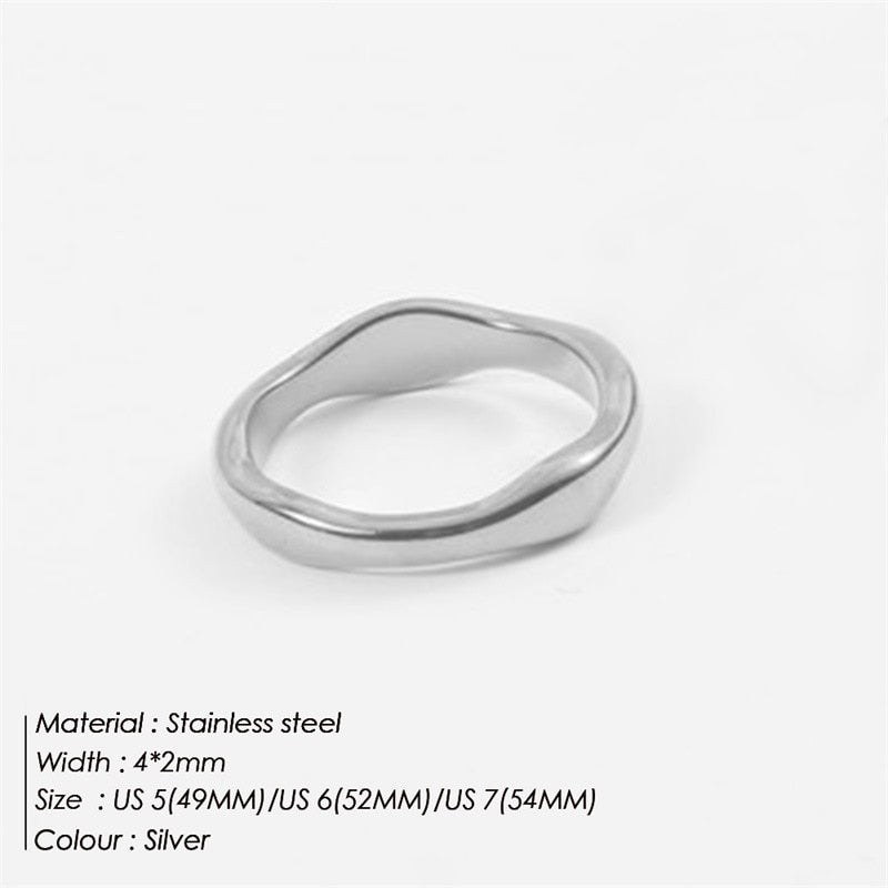 JUJIE 316L Stainless Steel Newest Cross Ring
