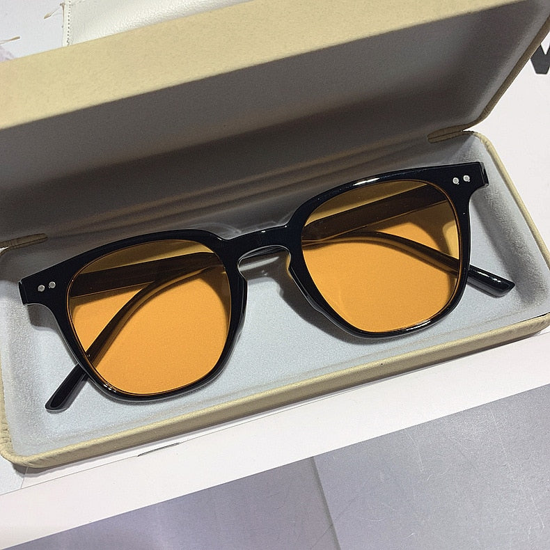 Fashion Vintage UV400 Square Sunglasses