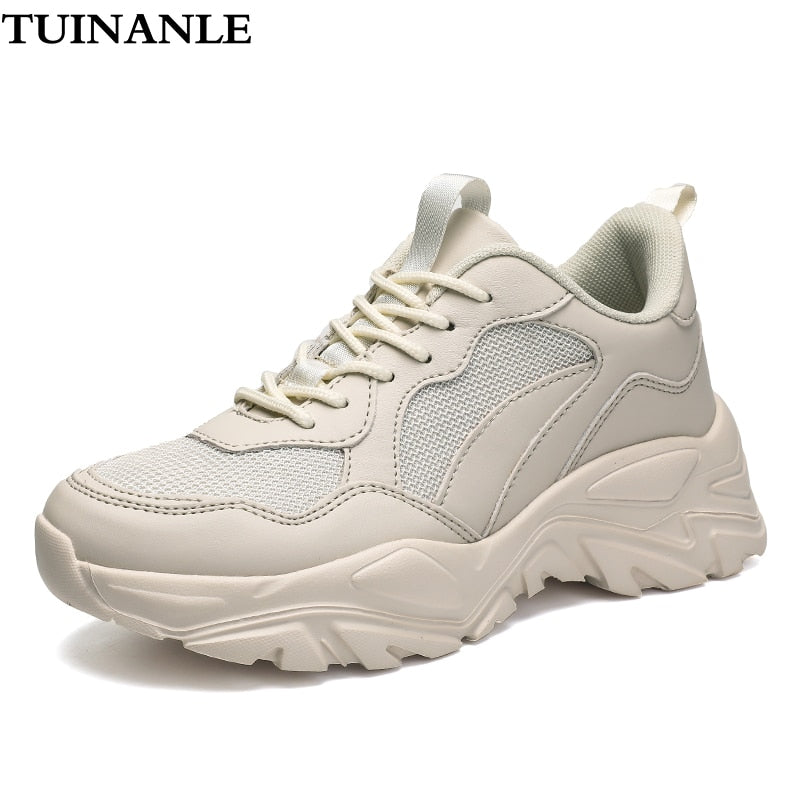 TUINANLE Chunky Sneakers Women Breathable Shoes