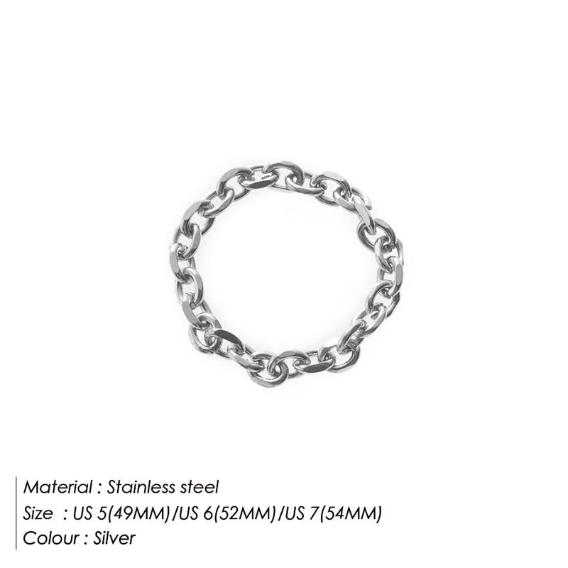JUJIE 316L Stainless Steel Newest Cross Ring
