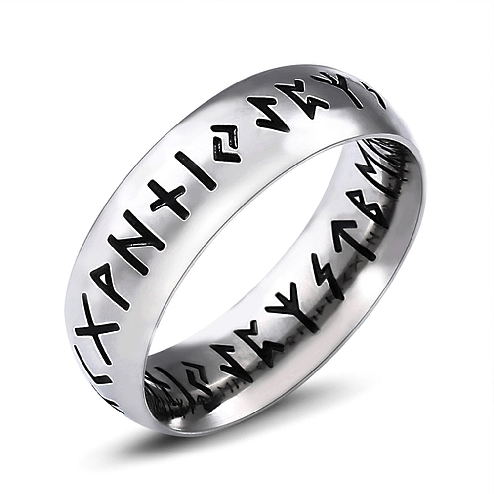 Stainless Steel Nordic Odin Viking Ring For Men Women