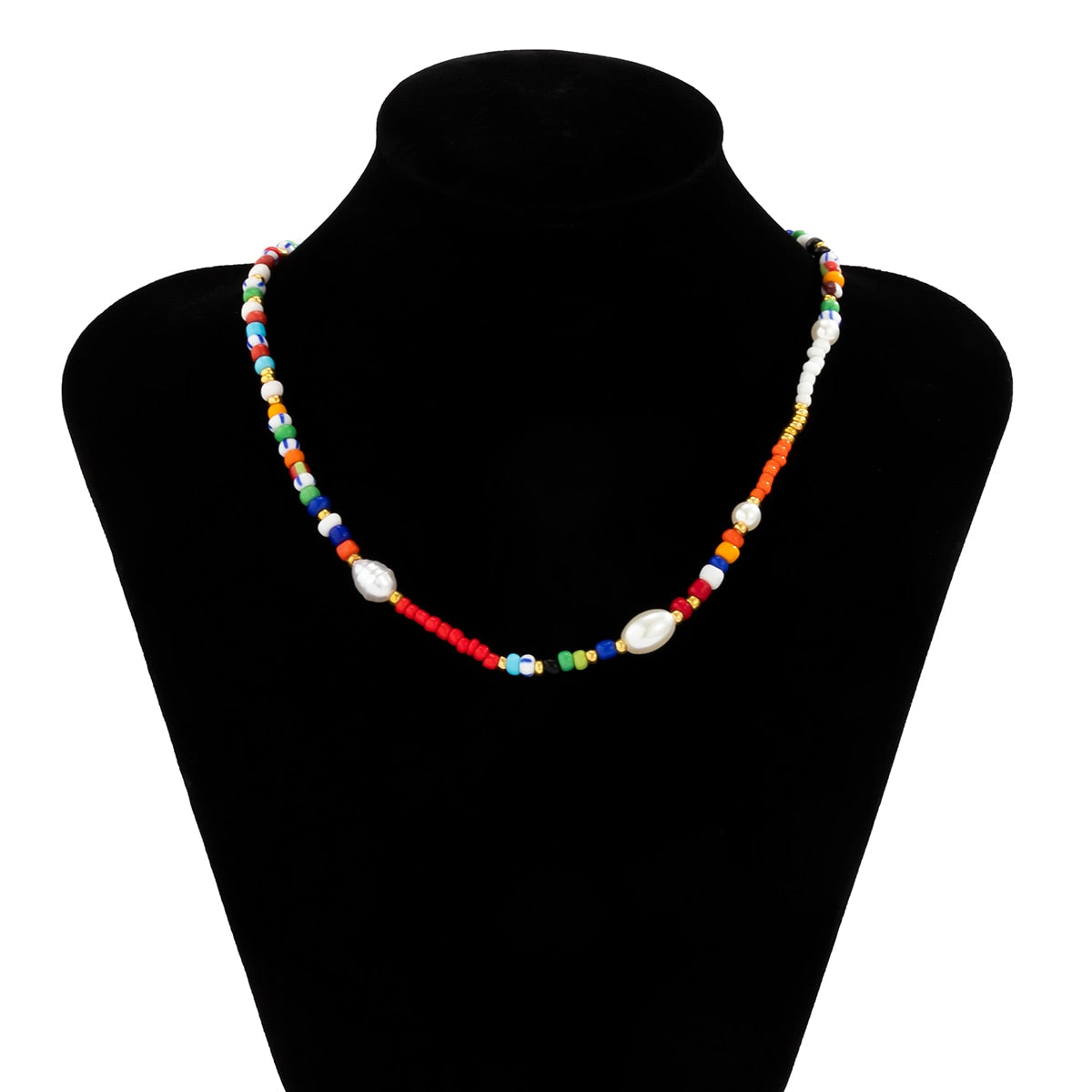Lucky Number Eight DiceSmall Beads Chain Choker Necklace