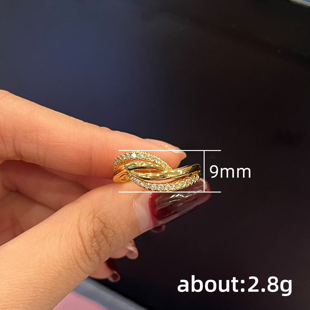 Huitan Fashion Cubic Zirconia Ring