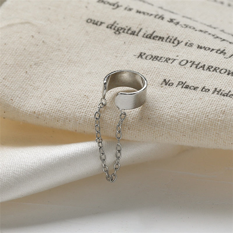 LATS Simple Non-Piercing Ear Cuff Earrings