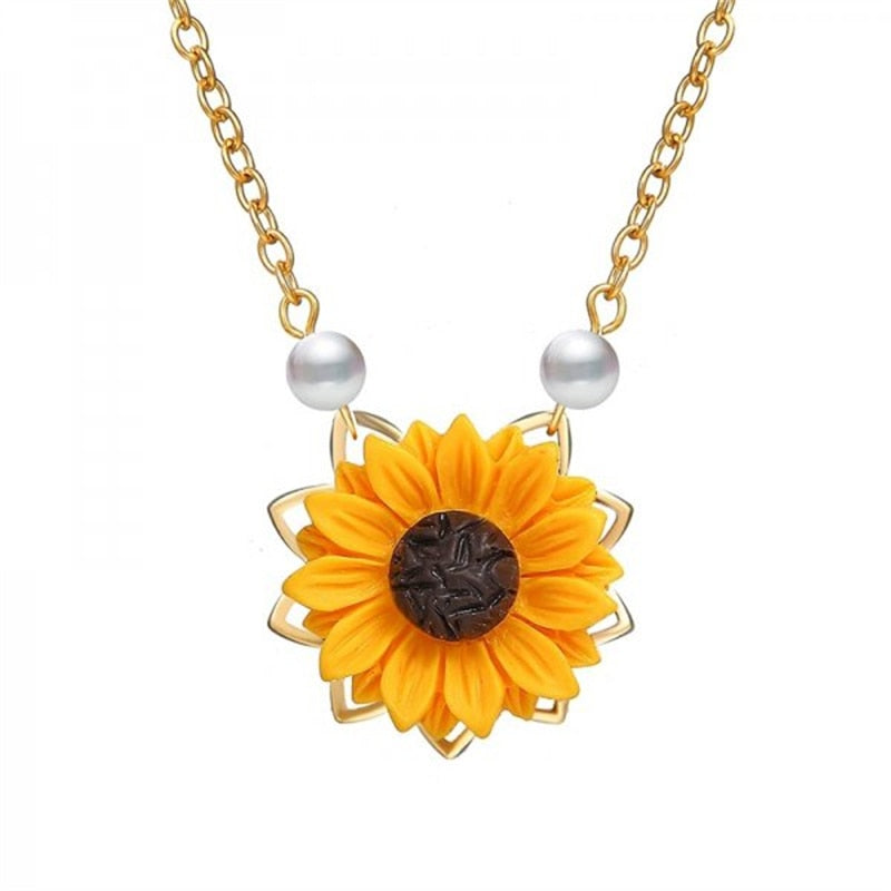 Elegant Flower Daisy Clavicle Necklace
