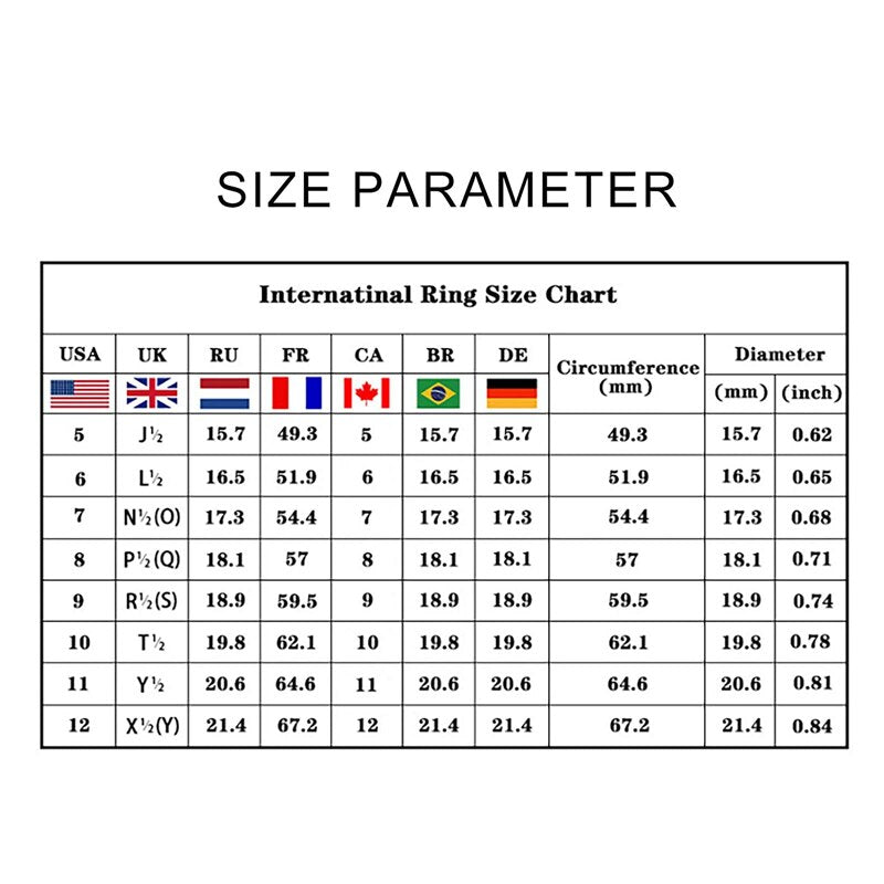 Classic Natural Blue Crystal Oval Ring for Women Simple Large Topaz Ring