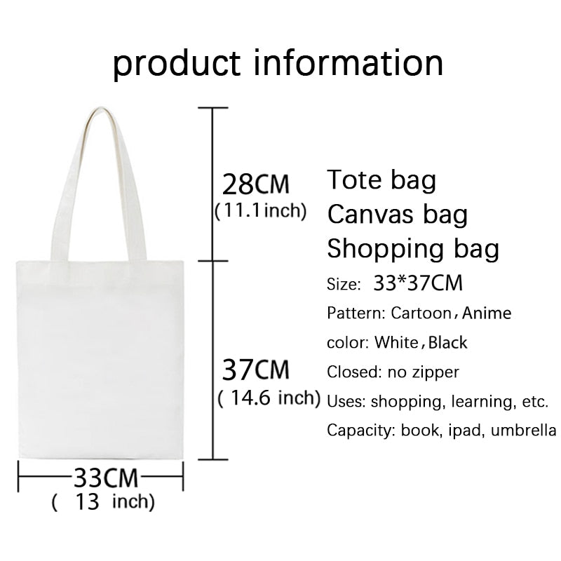 Customized Canvas Bags Shopper Shoulder Bag
