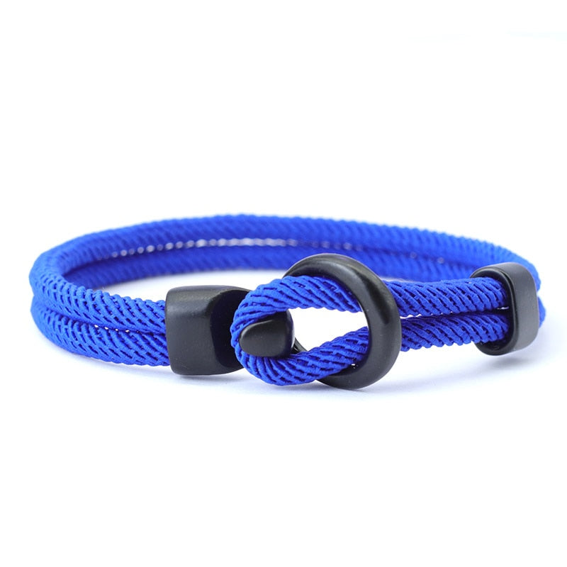 Fashion Rope Bracelet Men Double Layer