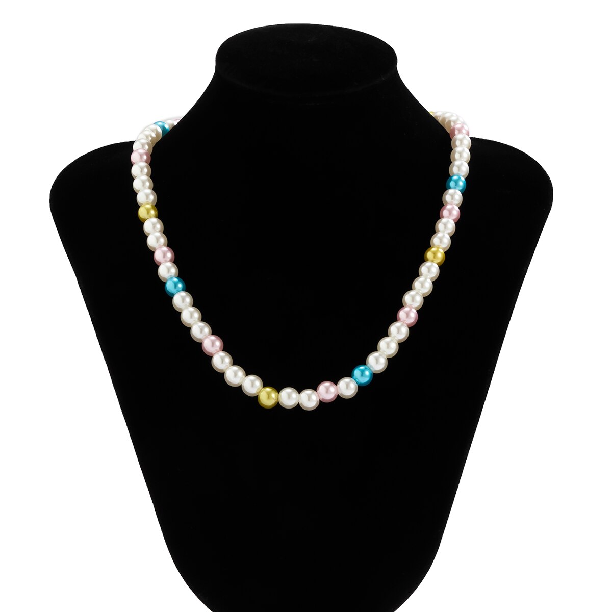 Lucky Number Eight DiceSmall Beads Chain Choker Necklace