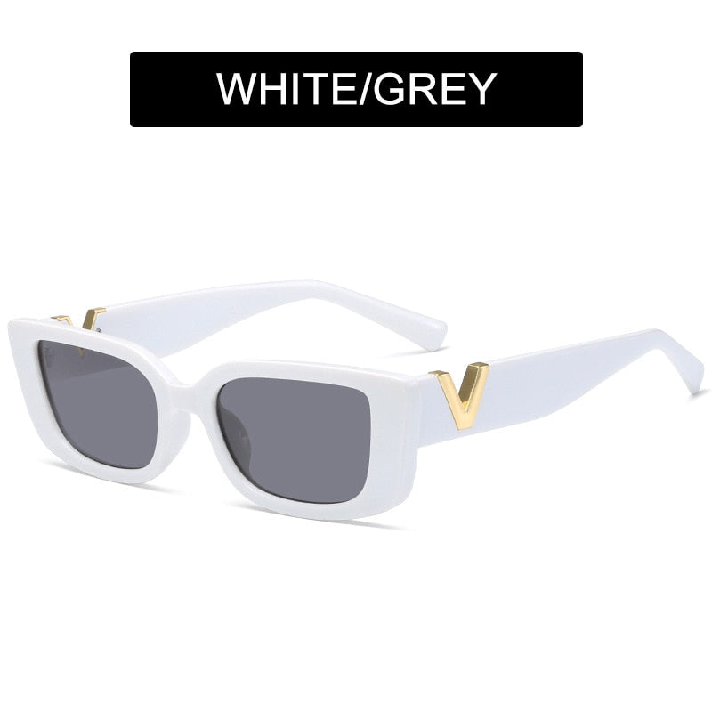 HOOBAN Luxury Fashion Cat Eye Classic Rectangle Sunglasses