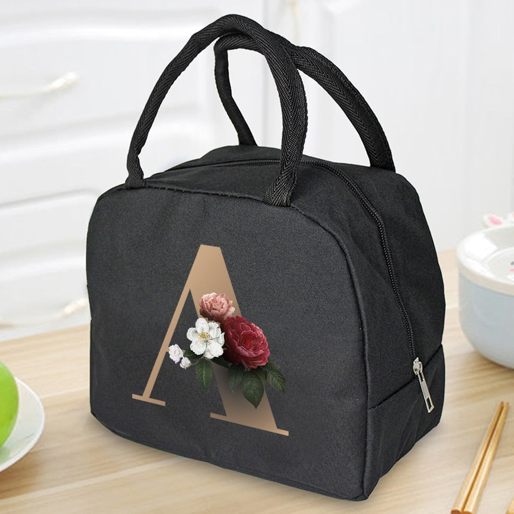 Lunch Bag Cooler Tote Portable Insulated Thermal Canvas Bag Unisex
