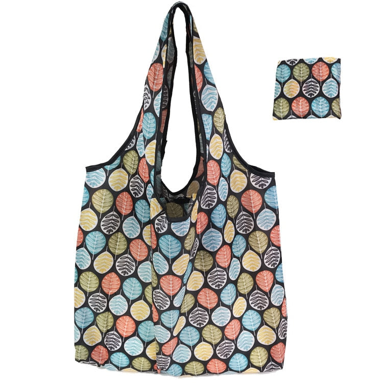 Fashion Printing Foldable Eco-Friendly Large-capacity Shopping Bag