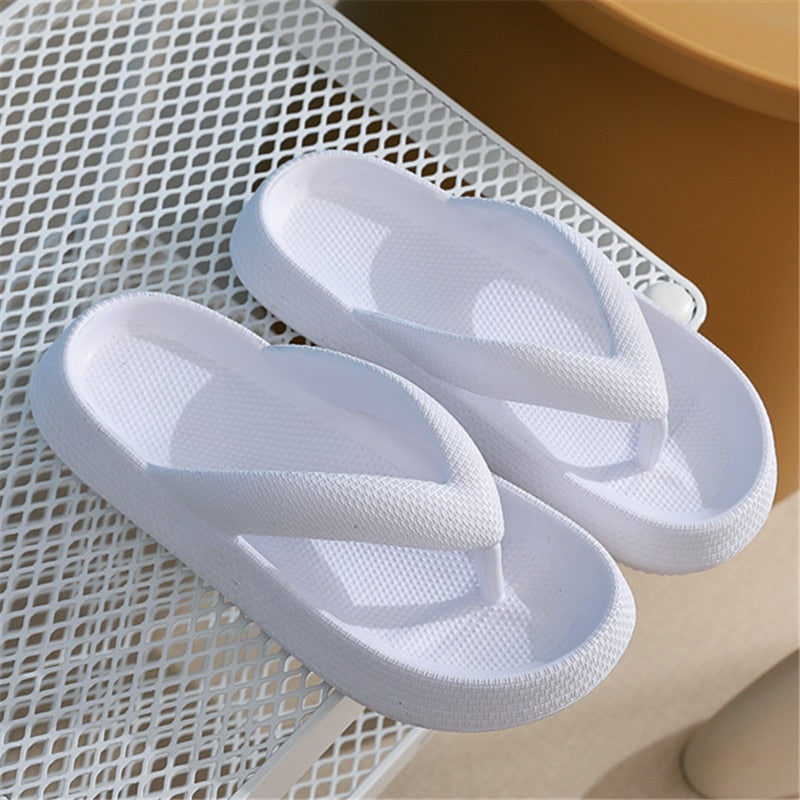 Rimocy Soft Sole Platform Thick Bottom Flip Flops