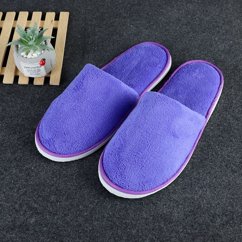 Women Indoor warm furry Home Slipper Flip Flops