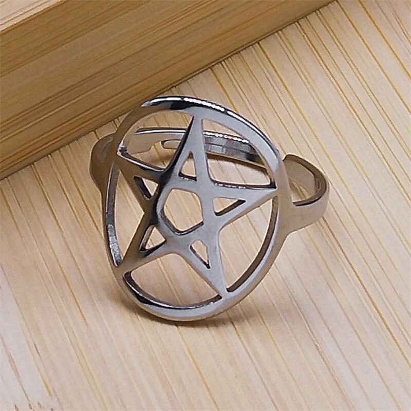 Witchcraft Stainless Steel Witch's Irish Knot Adjustable Ring