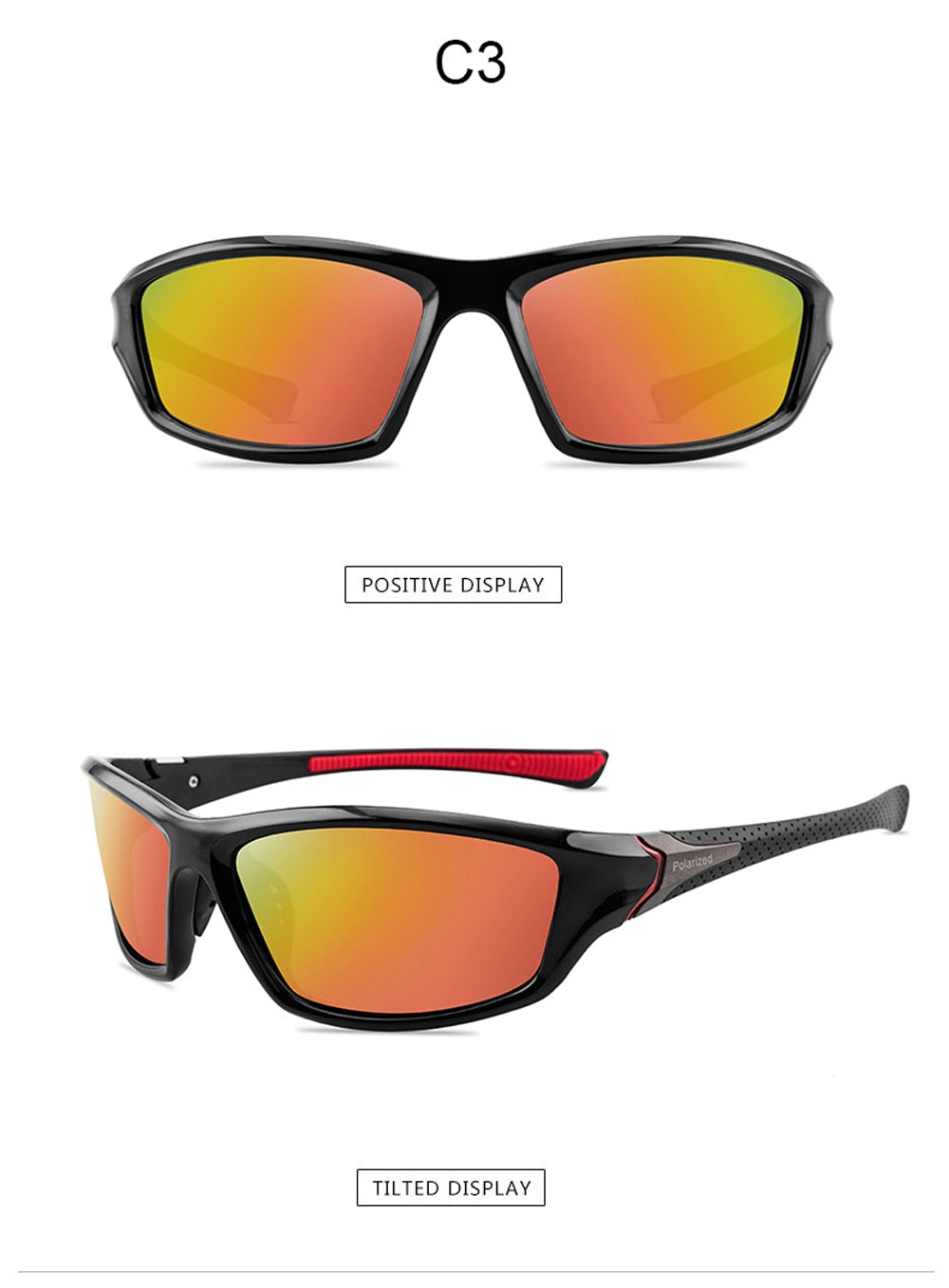 Unisex UV400 Polarised Sun Glasses