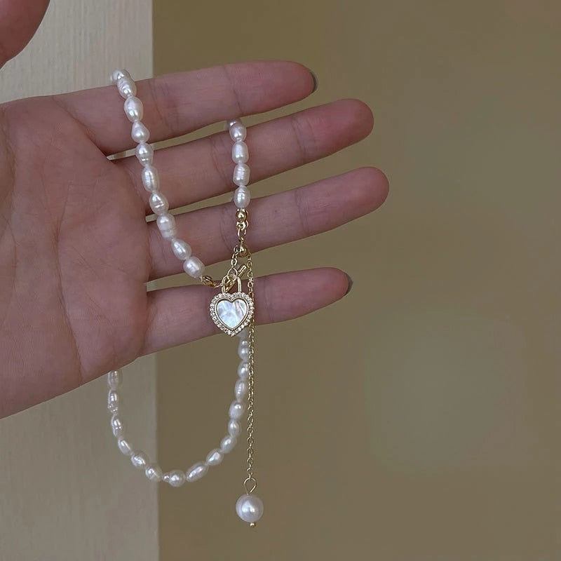 Minar Multiple French Pearl Necklace