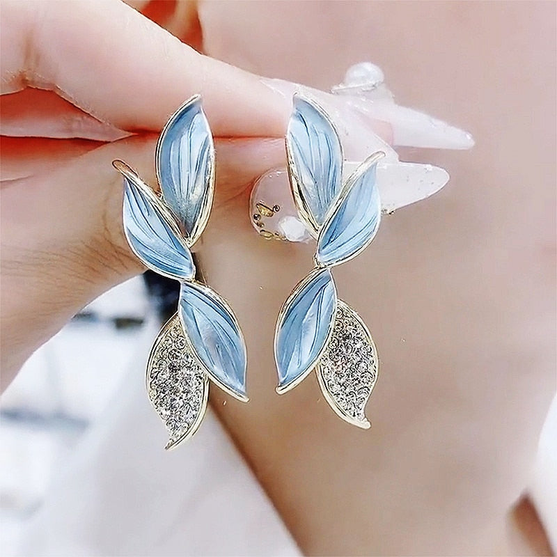 Cute Flocking Rabbit Ear Studs