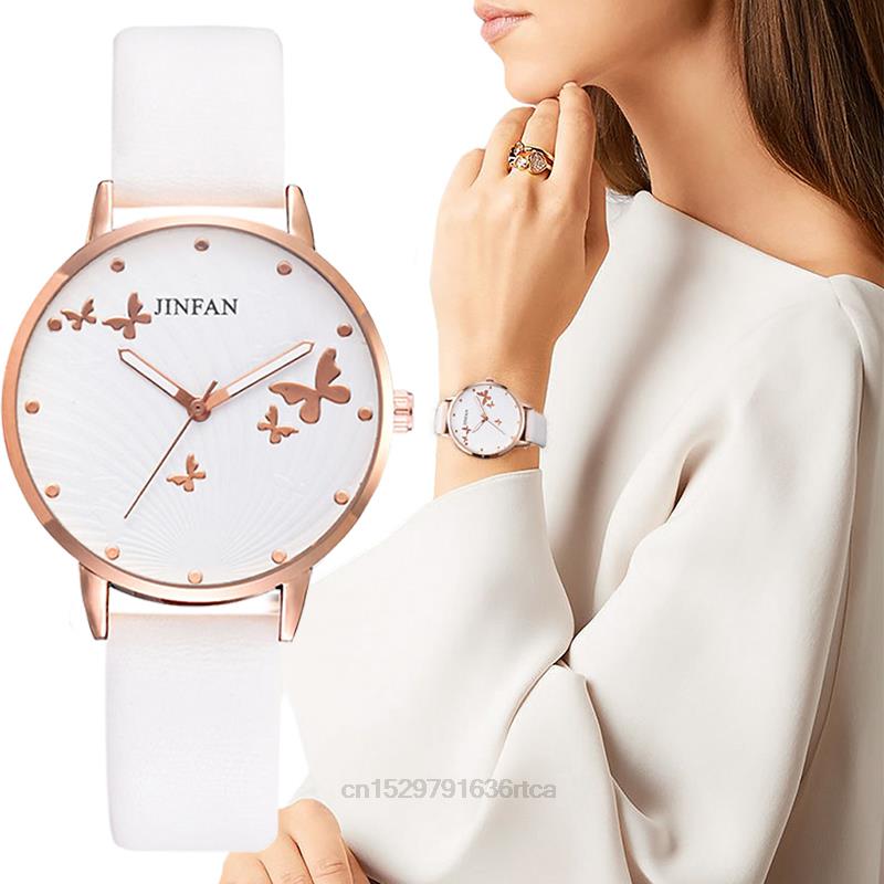 Elegant Simple Butterfly Design Dial Watch