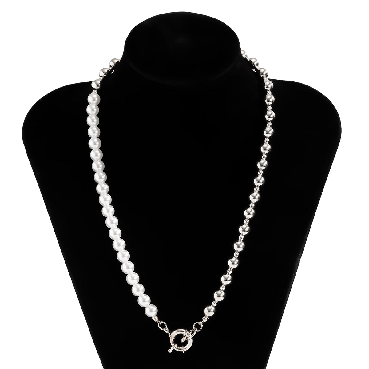 Lucky Number Eight DiceSmall Beads Chain Choker Necklace