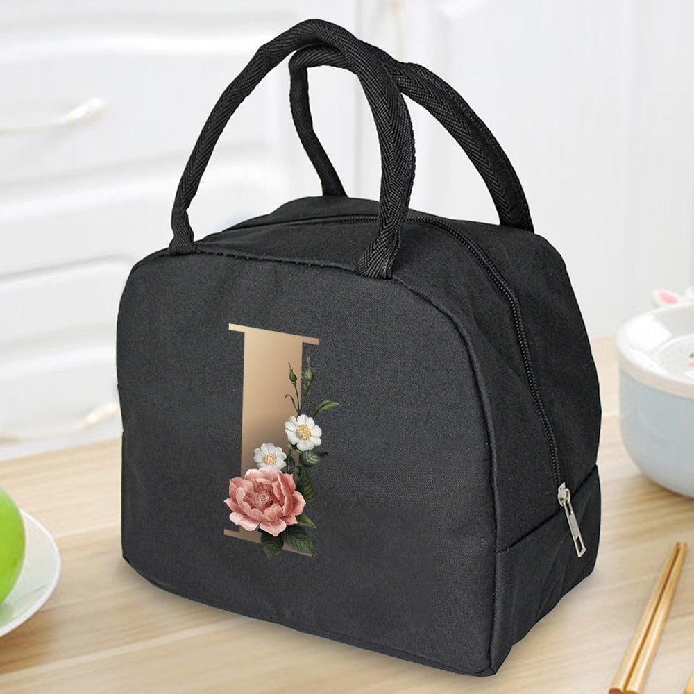 Lunch Bag Cooler Tote Portable Insulated Thermal Canvas Bag Unisex