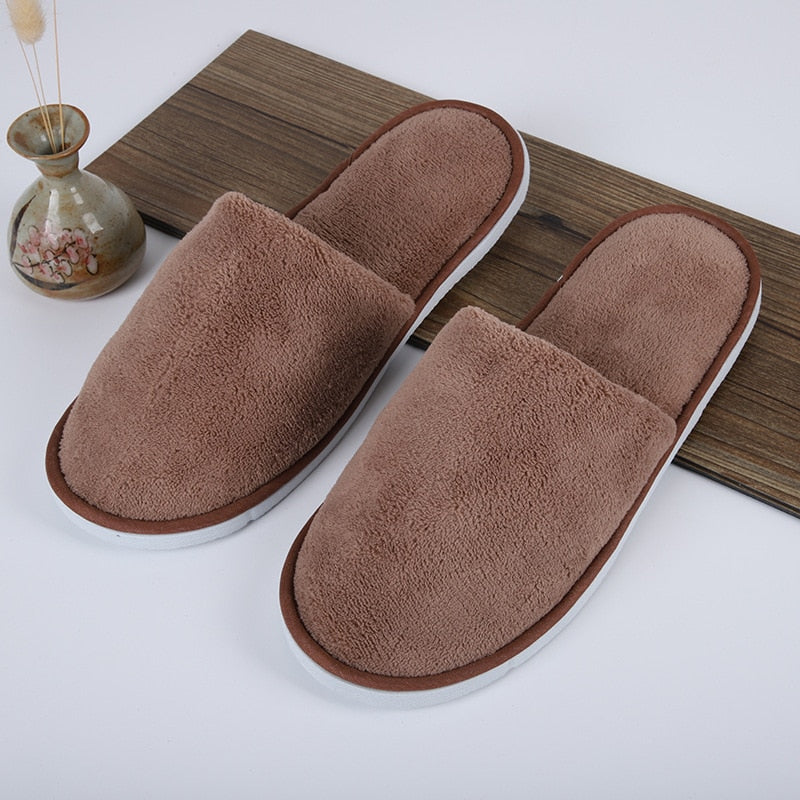 Women Indoor warm furry Home Slipper Flip Flops