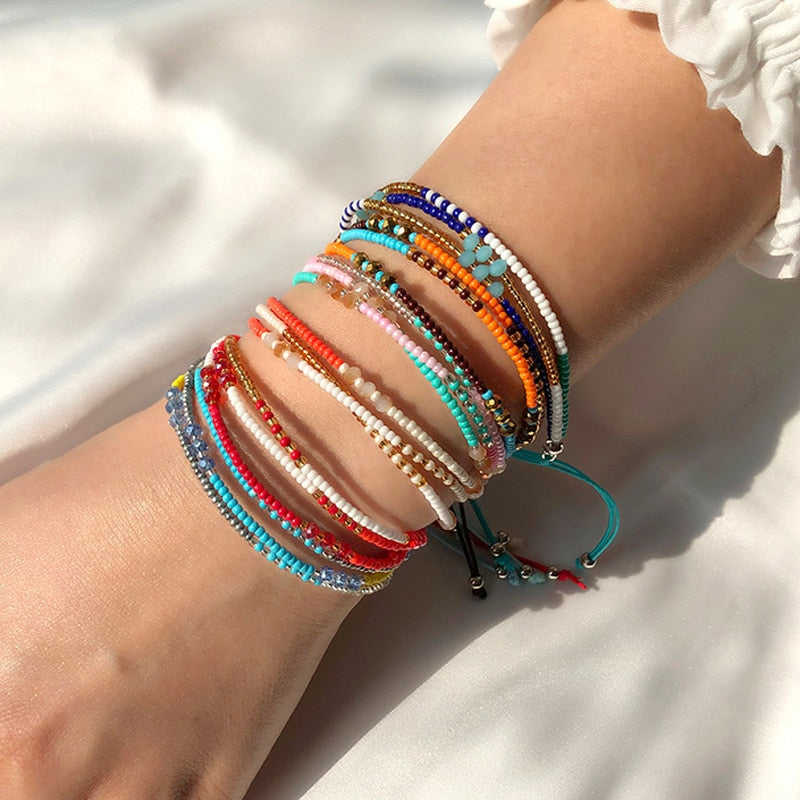 Handmade Bohemian Ethnic Colorful  Friendship Bracelet