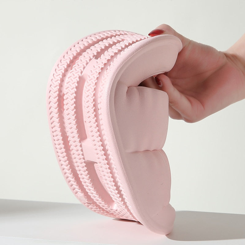 EVA Soft Sole Flat Shoes Mute Non-slip Flip Flops