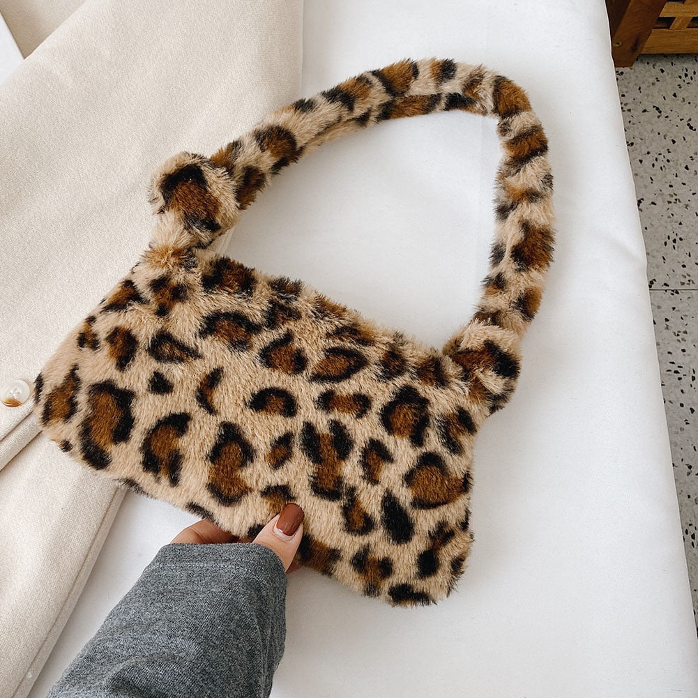Retro Soft Leopard Print Bags For Women