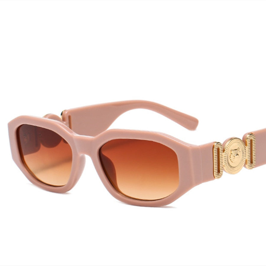 Luxury Retro Vintage Square UV400 Sunglasses