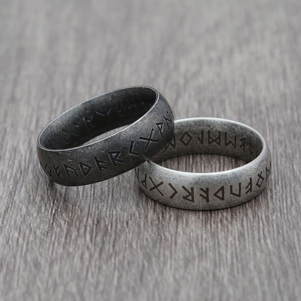Stainless Steel Nordic Odin Viking Ring For Men Women