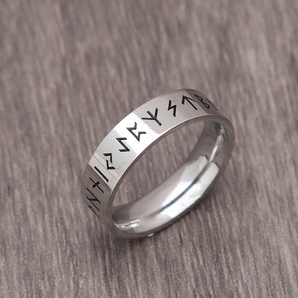 Stainless Steel Nordic Odin Viking Ring For Men Women